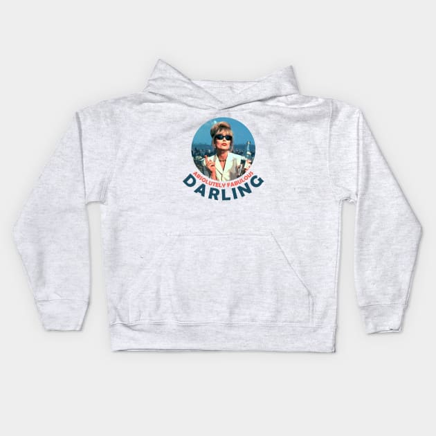 Absolutely Fabulous Darling 2 Kids Hoodie by chaxue